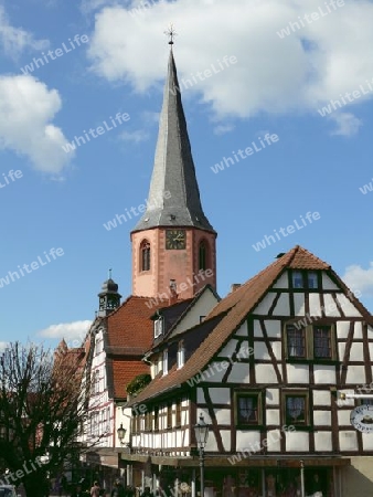 Altstadt und Stadtkirche in Michelstadt