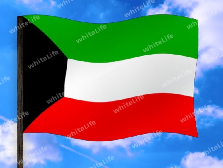 Fahne Kuweit