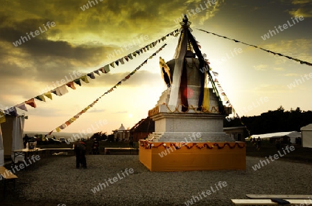 Stupa in Tenovice