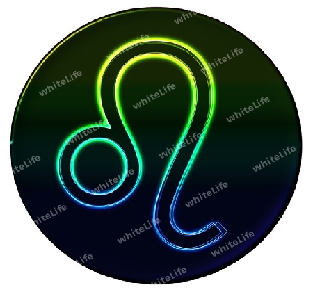 Zodiac Signs as shimmering button for presentations, ...