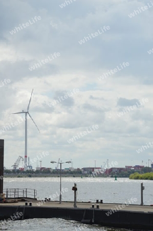 Windenergie am Hamburger Hafen