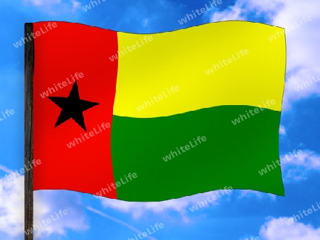 Fahne Guinea Bissau