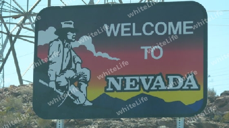 Welcome Schild Nevada (2)
