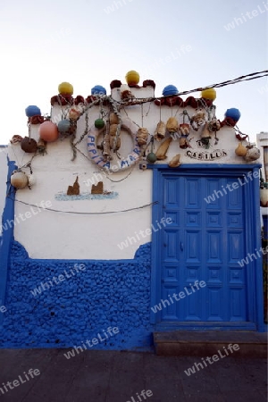 a house in the Village of Puerto de las Nieves on the Canary Island of Spain in the Atlantic ocean.