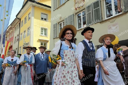 a traditional festival in the old town of Waldshut in the Blackforest in the south of Germany in Europe.