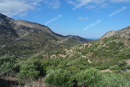 Berglandschaft auf Kreta