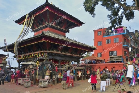 Nepal - Hindutempel im Pilgerort Manakamana