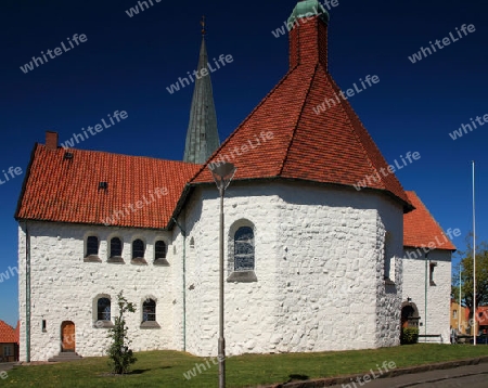 Bornholm typische Kirche