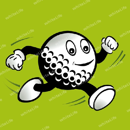 golfball laufen
