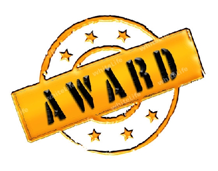 Sign, symbol, stamp or icon for your presentation, for websites and many more named AWARD