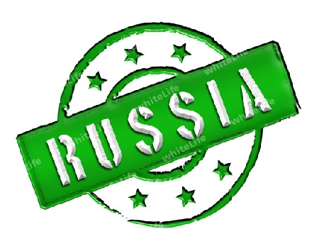 Sign and stamp named RUSSIA for your presentation, for websites and many more.