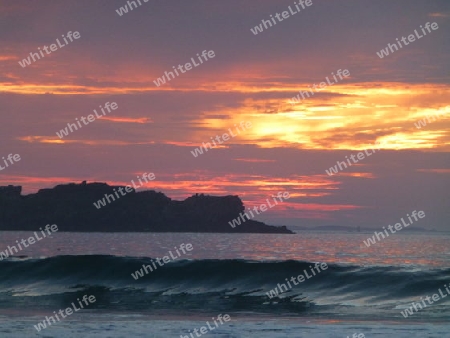 Sonnenundergang Bretagne