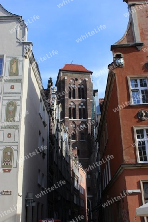 Altstadt mit Marienkirche in Danzig