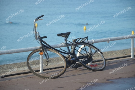 Fahrrad am Mittelmeer