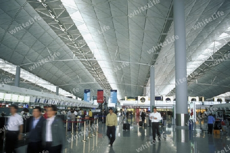 the new international airport of Hong Kong in the south of China in Asia.