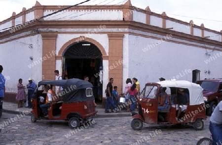 the old town of the city Copan in Honduras in Central America,