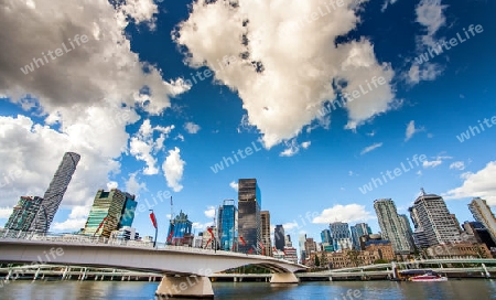 Skyline of Brisbane Queensland Australia