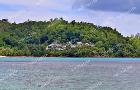 Beautiful impressions of the tropical landscape paradise on the Seychelles islands