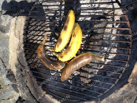 Bananen vom Grill