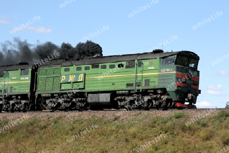 Diesellokomotive 3TE10MK-1200, Homutowo - 118 Km, Russland