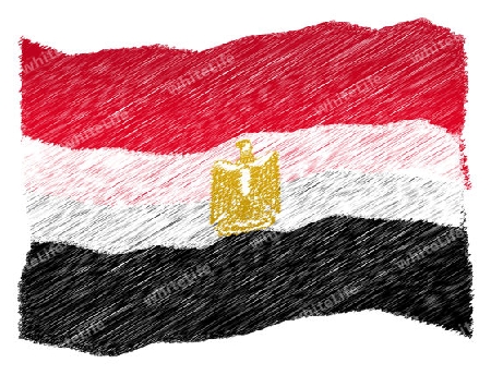 Egypt - The beloved country as a symbolic representation as heart - Das geliebte Land als symbolische Darstellung als Herz
