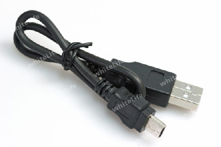 USB Kabel auf hellem Hintergrund