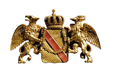 Relief badisches Wappen