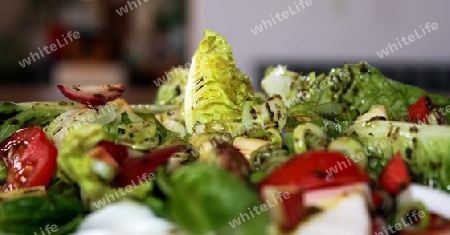 Salat mit Mozarella