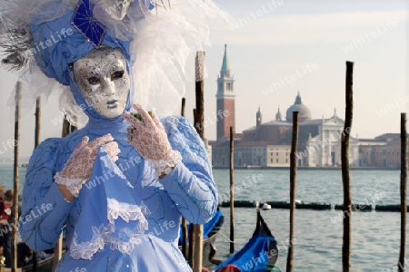 Venedig - Maske aud der Kaianlage