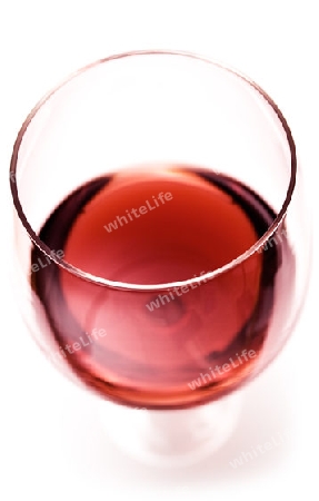 Rotweinglas (Aufsicht)