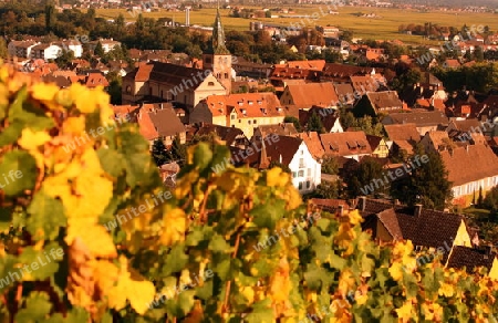  the Village of Turckheim in the province of Alsace in France in Europe