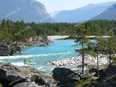 Flusslandschaft in Norwegen