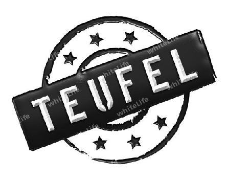 Sign, symbol, stamp or icon for your presentation, for websites and many more named TEUFEL