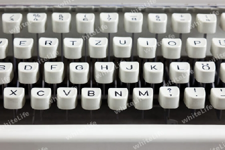 alte Schreibmaschinentastatur