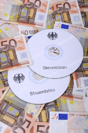 CD, Geldscheine, 50 Euro Noten, Geldscheine