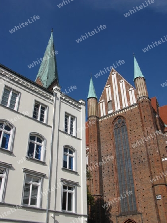 Schwerin, Stadthaus und Dom