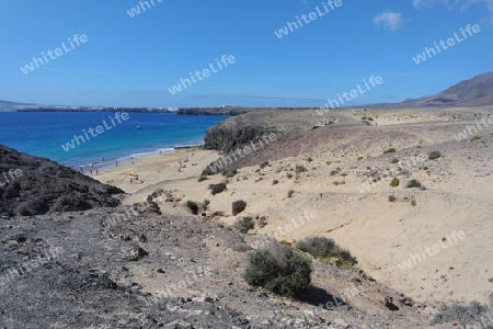 Blick auf Papagayo Strand,  Lanzarote