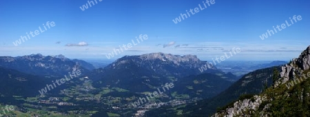 Panorama Lattengebirge-Untersberg-Salzburg
