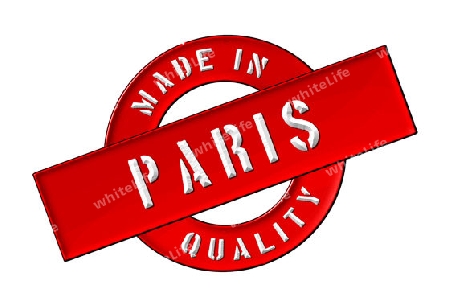 Made in Paris - Quality seal for your website, web, presentation