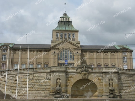 Hakenterrasse und Nationalmuseum in Stettin