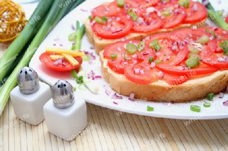tomate auf brot