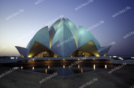  the Lotus Tempel in the city of New Delhi in India.