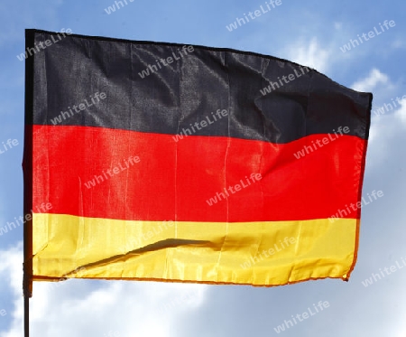 Deutschland Flagge,  Deutschland, Europa 