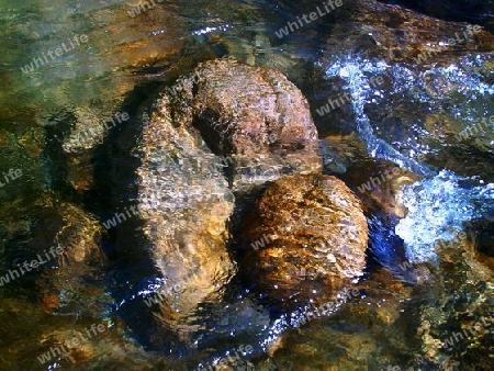 Abstrakte Formation unter Wasser