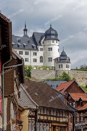 Blick zum Schloss Stolberg / Harz