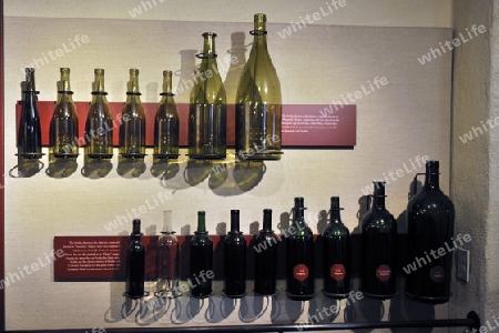 Darstellung der verschiedenen Flaschenarten und Flaschengroessen