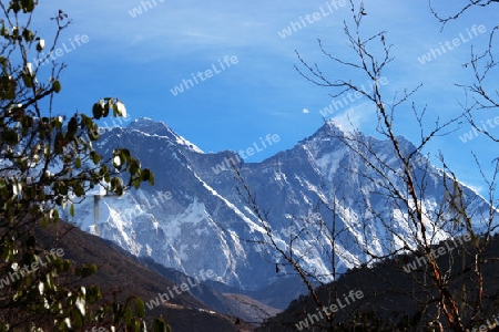 Mt. Everest und Lhotse