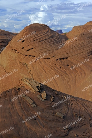 Sandsteinformationen,  Mystery Valley, Arizona, USA