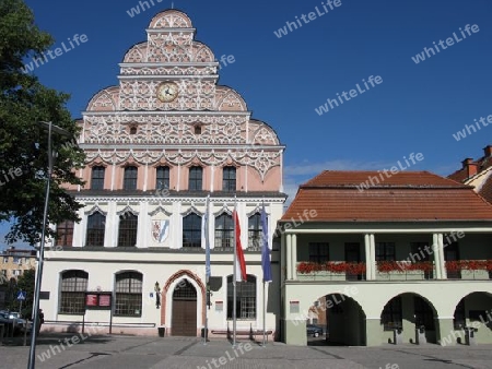 Stargarder Rathaus und Wachthaus
