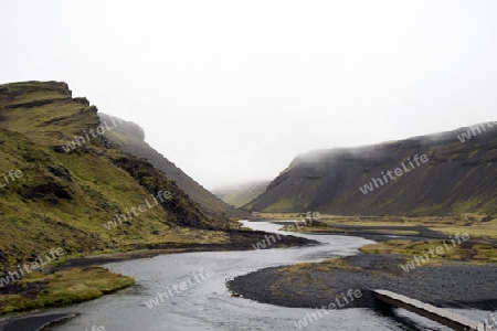 Der S?den Islands, Flu?lauf in der Eldgja, einer vor ca. 1000 Jahren durch einen Vulkanausbruch entstanden Schlucht